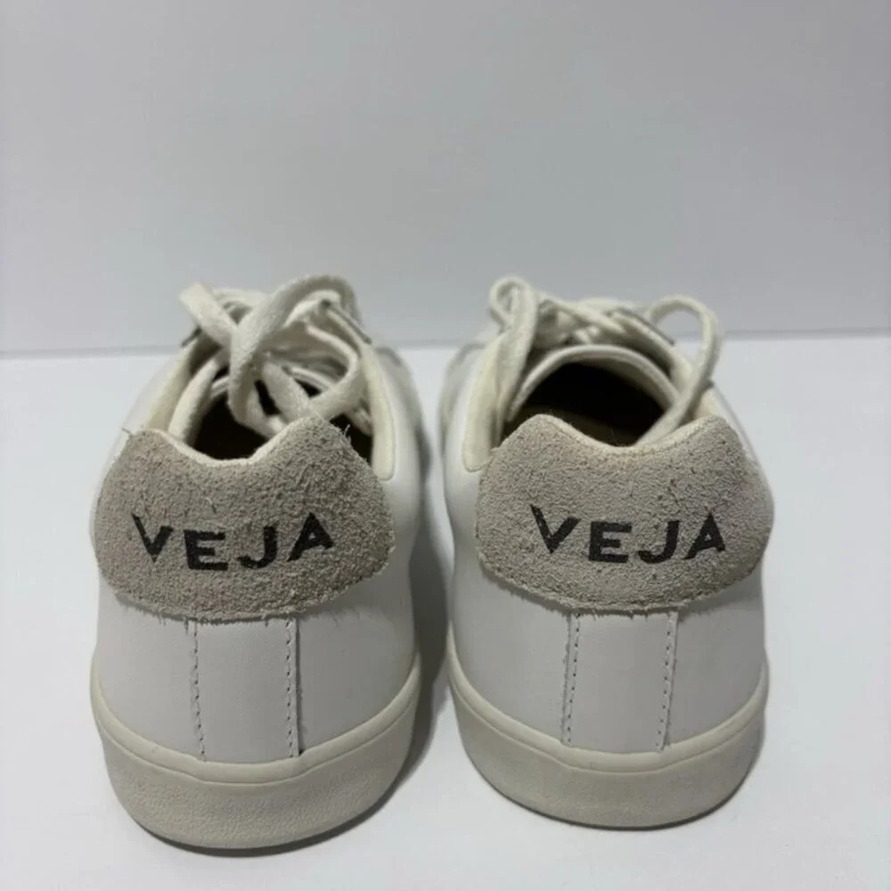 Veja Women’s Esplar Low White Leather Sneakers, Size 7 M